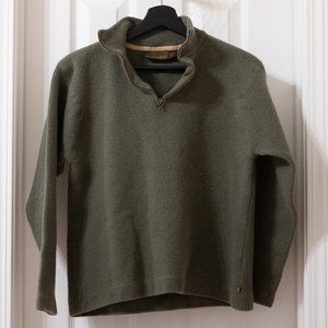 EUC Timberland Olive Green Thick Wool Pullover Sweater